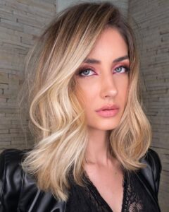 1 deep side part lob for thin hair