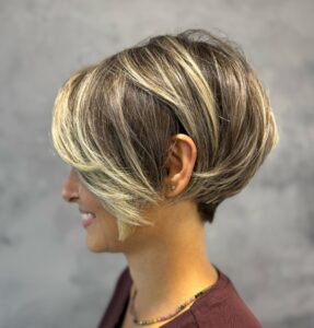 68 effortless blonde balayage pixie bob