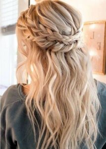 beautiful braided wedding hairstyles half up hairstyles 1