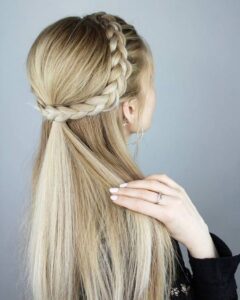 blonde braid headband (1)