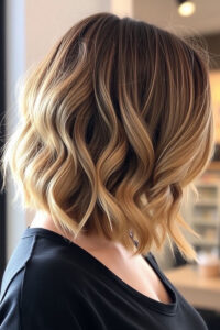 blonde ombre lob