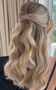 Cute and Easy Hairstyles for Teens casual half up half down hairstyles classic twisted half up half down soft waves