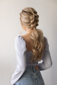 easy ponytail for spring