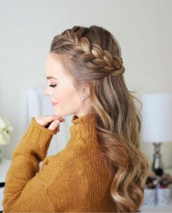 french crown braid