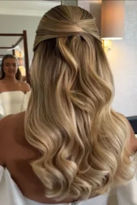 low+twisted+half up+chignon+with+waves+.jpg