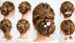 messy bun hairstyles
