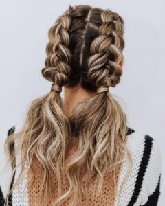 pigtail dutch braids
