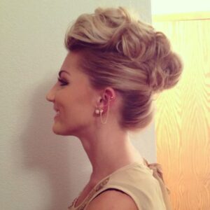 pompadour updo