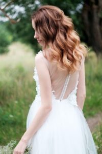 soft romantic waves wedding hairstyles long hair
