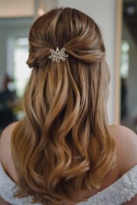New Year's Eve Hairstyles: Glam Looks for the Party easy half up half down wedding hair