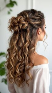 half up half down for different occasions