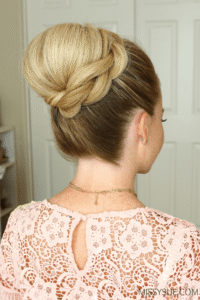 high bun braid hairstyle tutorial