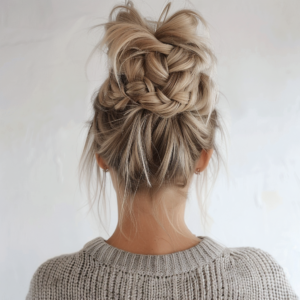 lalokupfer braided top knot hairstyle 636658f5 0447 420f bfa8 d1706867fd31 3