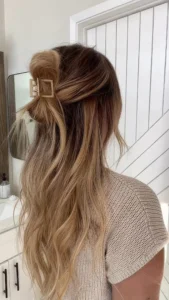 twisted half up