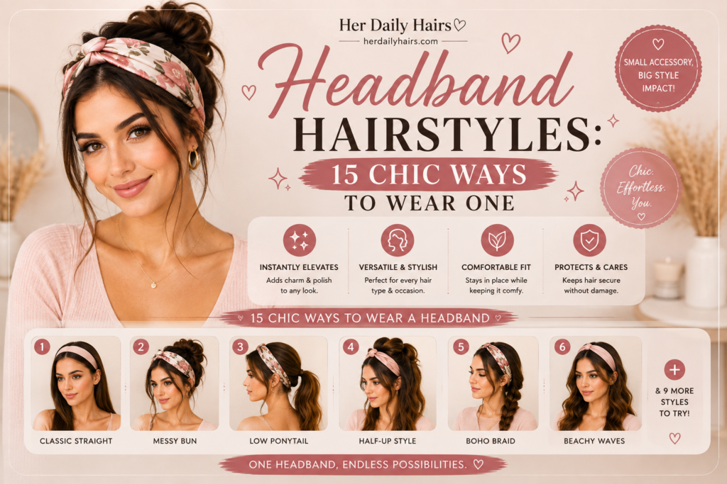 headband hairstyles 15 chic ways to wear one