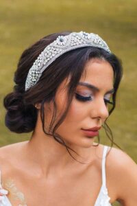 Headband Hairstyles: 15 Chic Ways to Wear One rhinestone or crystal headband for special occasions