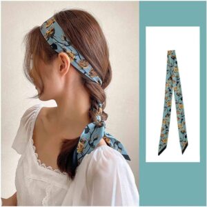 Headband Hairstyles: 15 Chic Ways to Wear One silk scarf as a headband