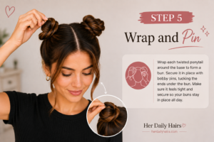 step 5 wrap and pin