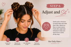 step 6 adjust and set