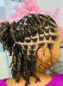 accessorized starter locs