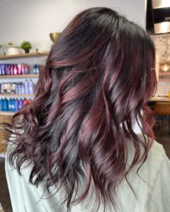 ashy burgundy