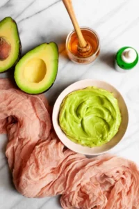 avocado honey olive oil hair mask