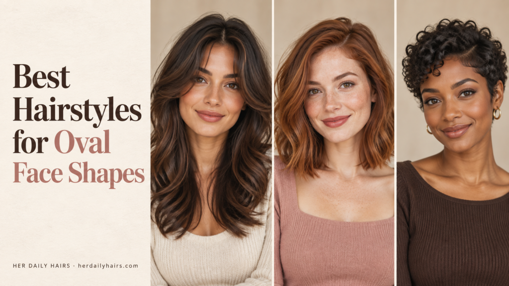 best hairstyles for oval face shapes