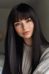 blunt bangs