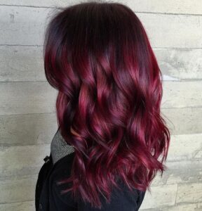 bright burgundy