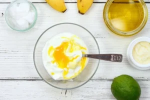 egg and yogurt protein mask