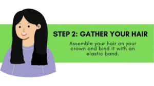 gather your ponytail