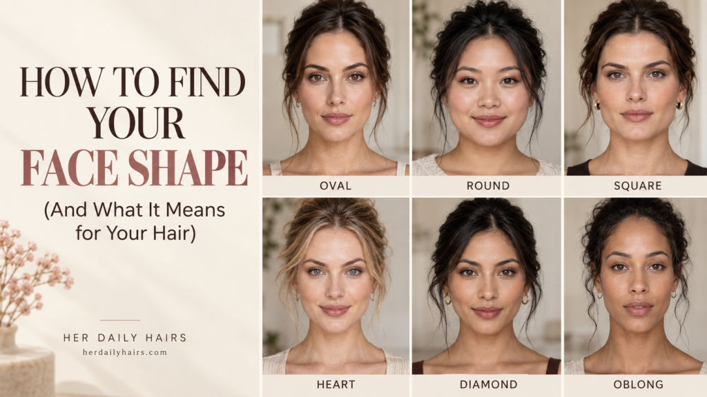 how to find your face shape (and what it means for your hair)