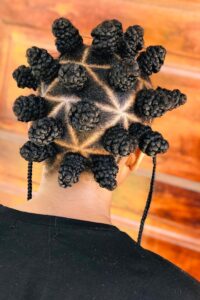 how to style a bantu knot out