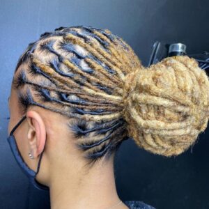 low loc bun