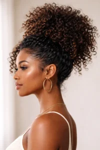 pineapple updo