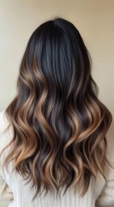 rooted honey brunette