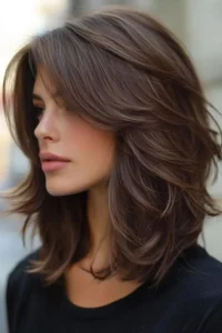 shoulder length layers