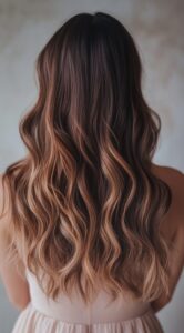soft balayage brunette