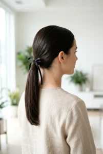why ponytails look thin on fine hair