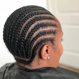 wig install with a braided base