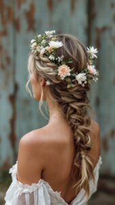 boho braided crown