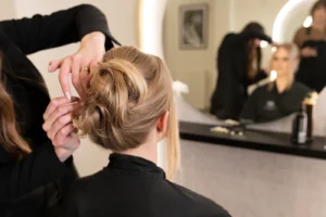 bridal hair trial