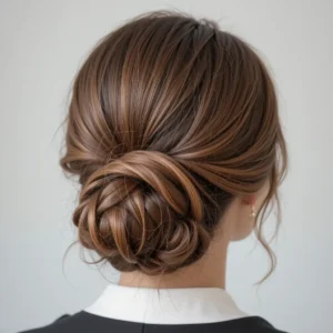 classic chignon