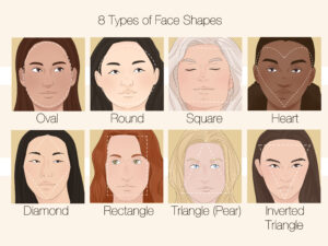 face shapes women summary