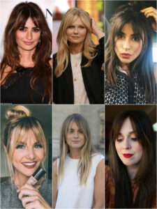 wispy bangs vs. curtain bangs vs. blunt bangs